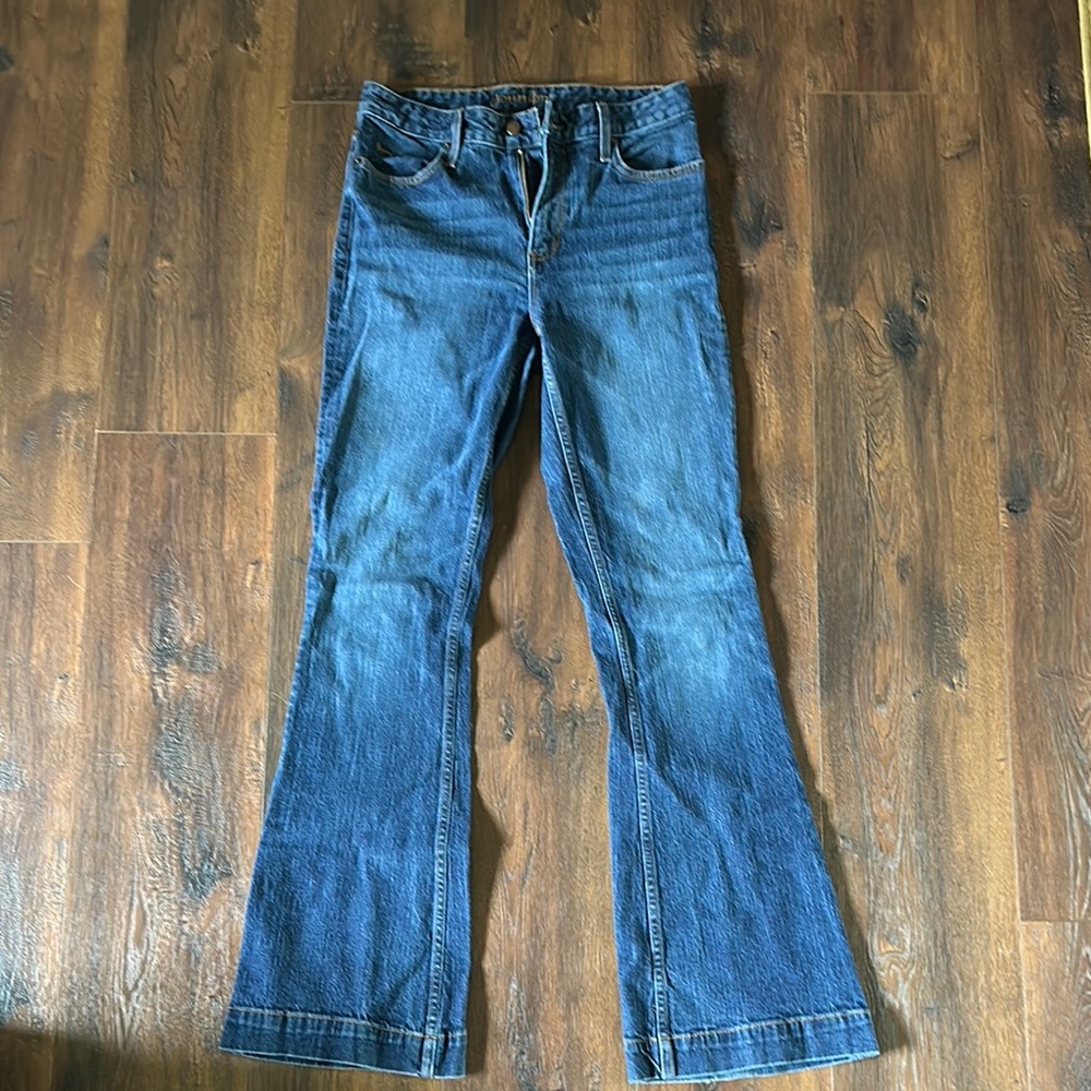 Kimes Ranch Blue Flare Wide Leg Jeans